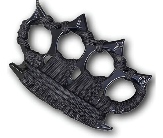 Tactical Self-Defense Knuckle Glove with Emergency Window Breaker – Steel Spikes & Glass Crusher